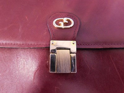 Lot 131 - Three vintage Gucci bags: to include a...