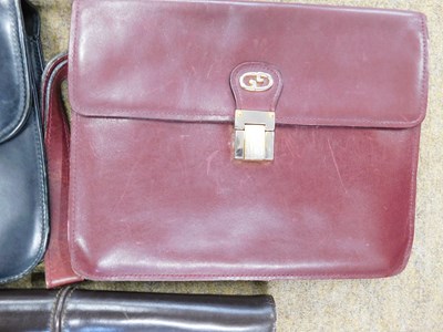 Lot 131 - Three vintage Gucci bags: to include a...