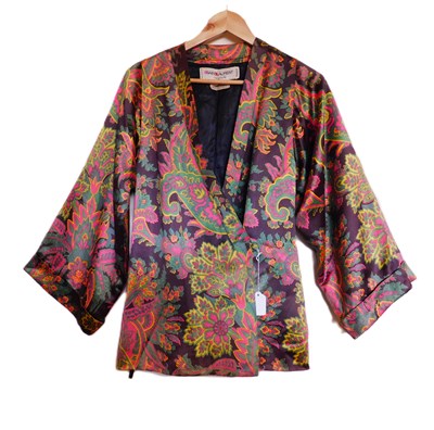 Lot 61 - An Yves Saint Laurent Rive Gauche silk jacket...
