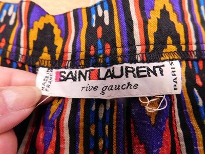 Lot 61 - An Yves Saint Laurent Rive Gauche silk jacket...