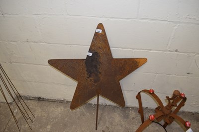 Lot 1138 - Metal ornament star