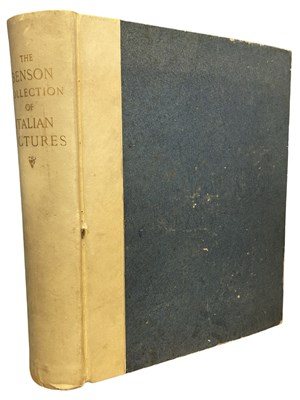 Lot 745 - ROBERT AND EVELYN BENSON: CATALOGUE OF ITALIAN...