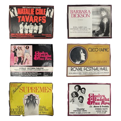 Lot 114 - A collection of vintage mostly  R'n'B concert...