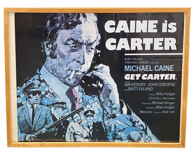 Lot 991 - A framed reproduction quad poster for Get...
