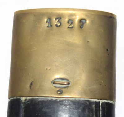 Lot 203 - French 1831 pattern artillery short sword with...