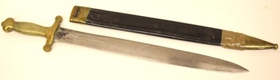 Lot 203 - French 1831 pattern artillery short sword with...