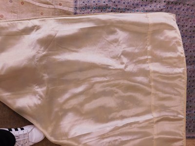 Lot 209 - An Indian cotton and silk bedspread, with...