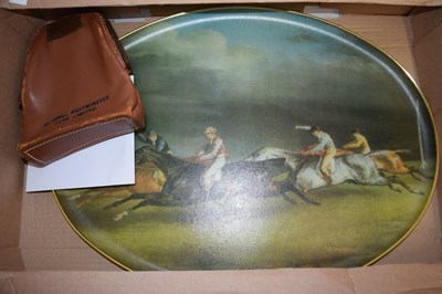 Lot 175 - A retro Keswick serving tray and a Nat West...