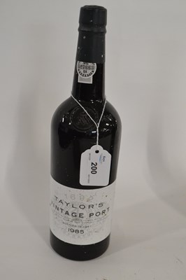 Lot 495 - Taylor's Vintage Port 1985, (bottled 1987),...