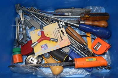 Lot 603 - Crate of assorted hand tools