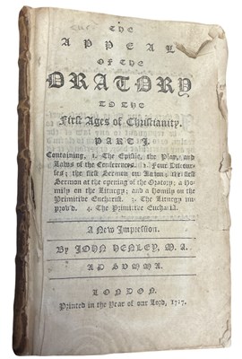 Lot 895 - JOHN HENLEY: THE APPEAL OF THE ORATORY TO THE...