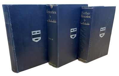 Lot 461 - LORD REDESDALE: 3 Titles: MEMORIES, Volumes I...