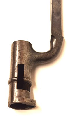 Lot 195 - 19th Century Socket Bayonet stamped JR, 1200,...