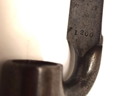 Lot 195 - 19th Century Socket Bayonet stamped JR, 1200,...