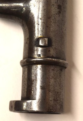Lot 195 - 19th Century Socket Bayonet stamped JR, 1200,...