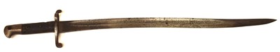 Lot 196 - 1856 pattern yatagan blade sword bayonet (A/F)