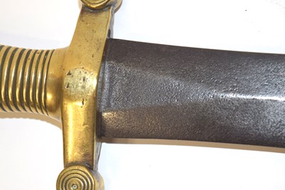 Lot 205 - 1831 pattern French Artillery Gladius short...