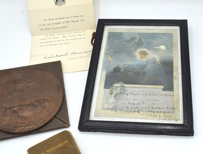 Lot 3 - First World War DCM casualty gallantry group...