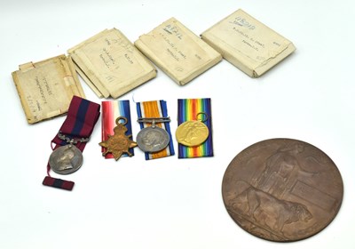 Lot 3 - First World War DCM casualty gallantry group...