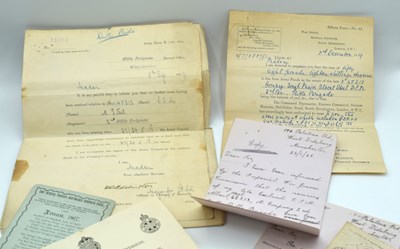 Lot 3 - First World War DCM casualty gallantry group...