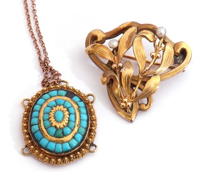 Lot 163 - Mixed Lot: French Art Nouveau 'FIX' open work...