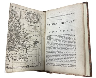 Lot 496 - ANON: THE NATURAL HISTORY OF NORFOLK, c1740s....