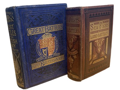Lot 635 - NAVAL BATTLES: 2 Titles: MRS R VALENTINE: SEA...