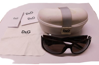 Lot 123 - A pair fo Dolce & Gabbana sunglasses, the...
