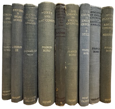 Lot 19 - CHURCH DECORATIONS AND ORNAMENTS: 9 Titles:...