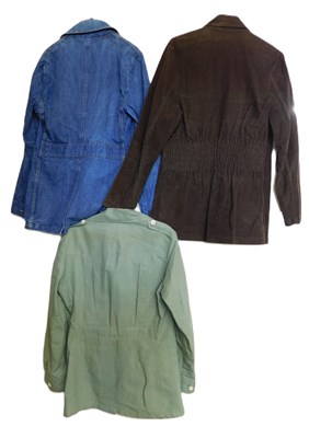 Lot 215 - Three mid 20th century mens safari jackets, to...