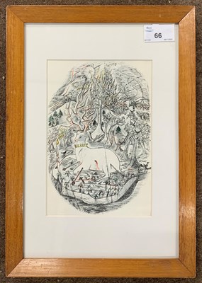 Lot 66 - David Jones (1895-1974) lithograph in colours...