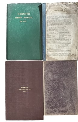 Lot 1318 - BOUND PARLIAMENTARY ACTS PERTAINING TO NORFOLK:...