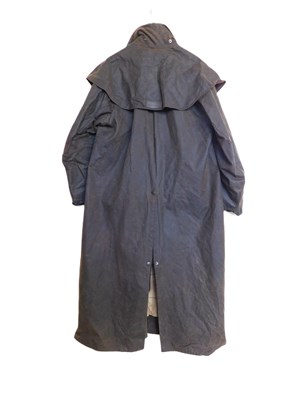 Lot 217 - A Barbour 'Stockman' coat, full length wax...
