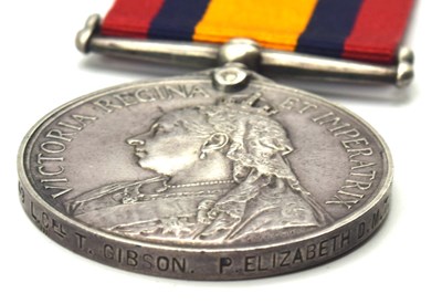 Lot 9 - Victorian Queens South Africa Medal impressed...