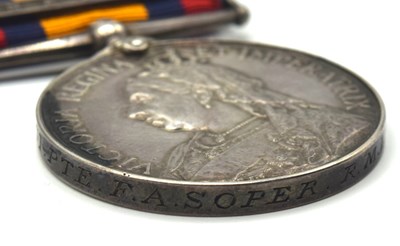 Lot 11 - Victorian Queens South Africa Medal impressed...