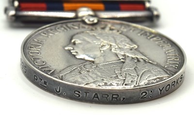 Lot 10 - Victorian Queens South Africa Medal impressed...