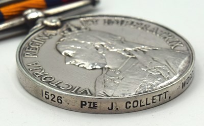 Lot 15 - Victorian Queens South Africa Medal impressed...
