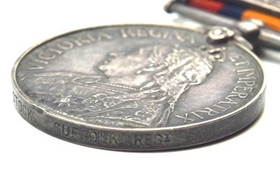 Lot 14 - Victorian Queens South Africa Medal impressed...