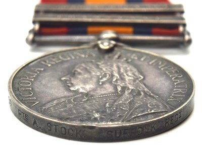 Lot 14 - Victorian Queens South Africa Medal impressed...