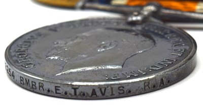 Lot 30 - First World War British medal trio comprising...