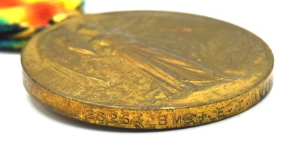 Lot 30 - First World War British medal trio comprising...