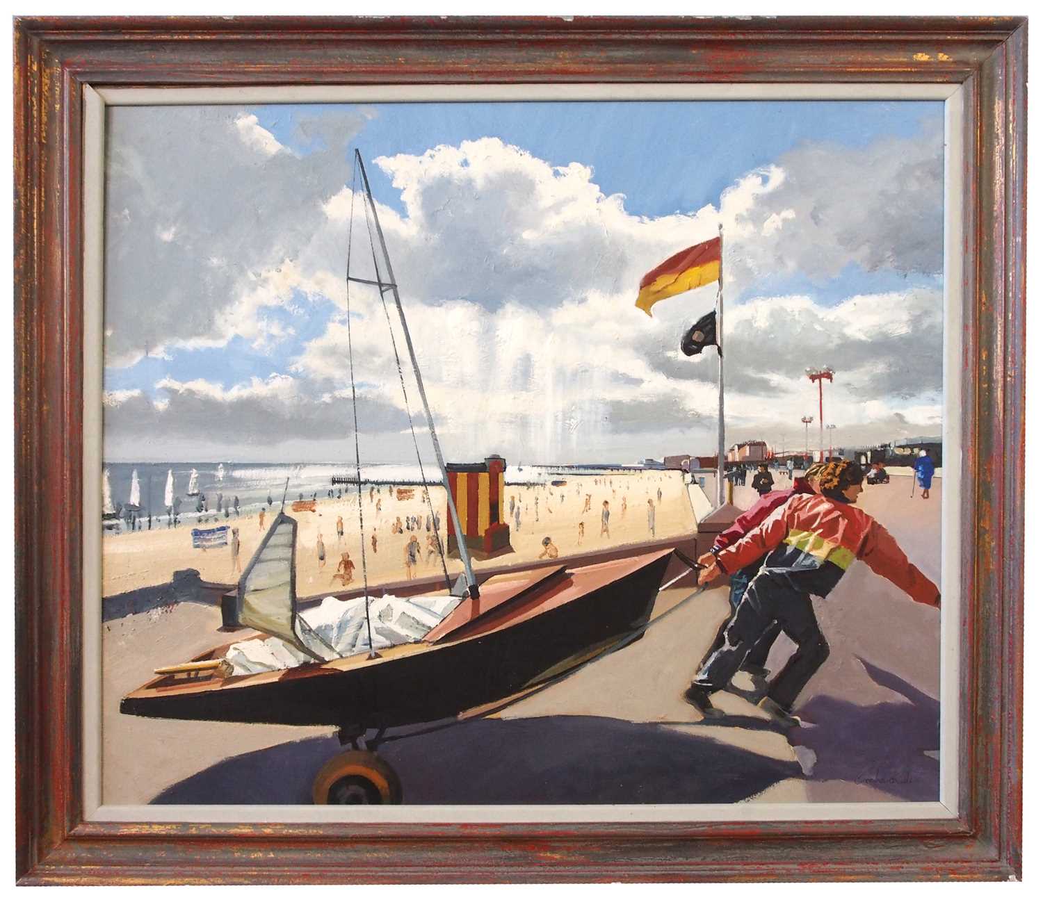 Lot 127 - Graham Rider (British, contemporary), Beach...