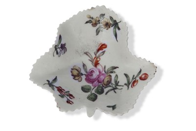 Lot 90 - Rare Worcester Pickle Dish c1757/60