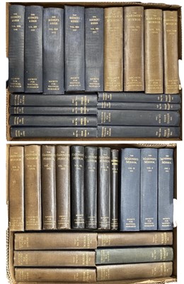 Lot 1340 - TWO BOXES: THE MARINER'S MIRROR, The Society...