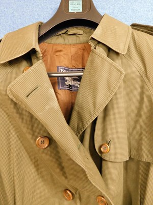 Lot 58 - A lady's double breasted Burberry trench coat,...