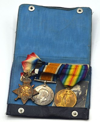 Lot 31 - First World War British Medal Trio comprising...