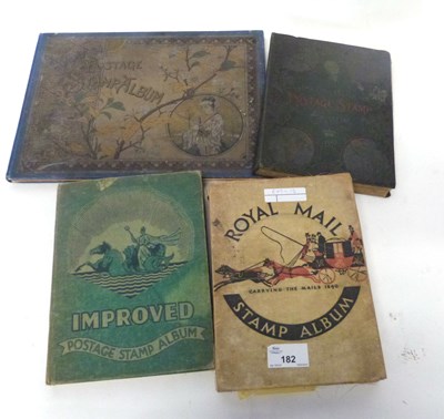 Lot 174 - Group of four Junior stamp albums, all...