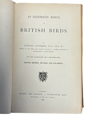 Lot 78 - HOWARD SAUNDERS: AN ILLUSTRATED MANUAL OF...