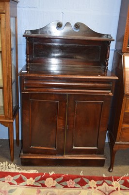 Lot 298 - Small 19th century mahogany chiffonier with...