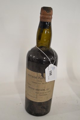 Lot 499 - One bottle of Morgan Brothers Vintage Port...